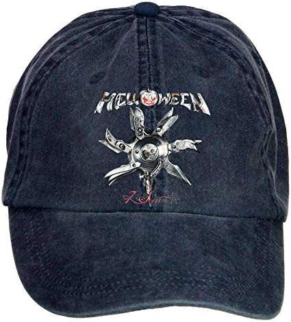 Helloween 7 Sinners Adjustable Designed Unisex Snapback Caps by Fashio shir Navy One Size