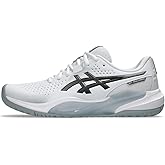 ASICS Men's Gel-Challenger 15 Tennis Shoes, 8, White/Gunmetal