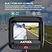 Ampulla Cruiser X Dual Dash Cam, Super HD 1296P Front & 720P Rear Dash Cam 170°& 160°Ultra Wide Angle Dashboard Camera G-Sensor WDR LDWS