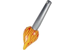 HOLIDYOYO Inflatable Torch Toy Performance Prop, Decorative Fake Torch Balloon for Boys and Girls Party Photo Prop and Sports