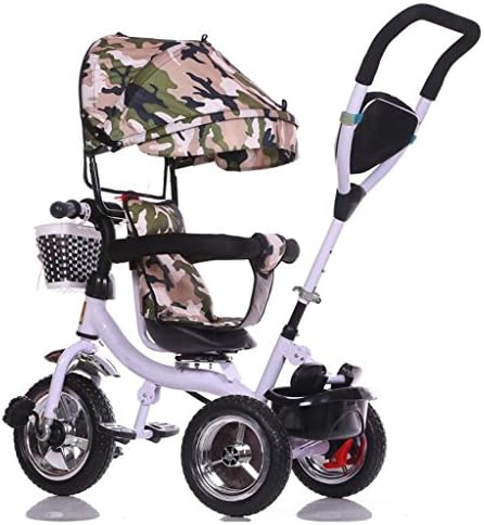 GOUGOU Children tricycle Bicycle Revolving cart trolley Baby Kid Bike , A