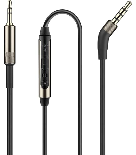 Câble De Remplacement Pour Casque – Longueur 1.3 M – Prise 3.5 Mm – Compatible Beyerdynamic MMX 300 2nd Gen Et Autres Câble Casque 1,3 M Prise 3,5 Mm
