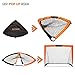 EliteGo Portable Soccer Goal | Instant Pop Up Net | Fiberglass Poles, Sets of 2