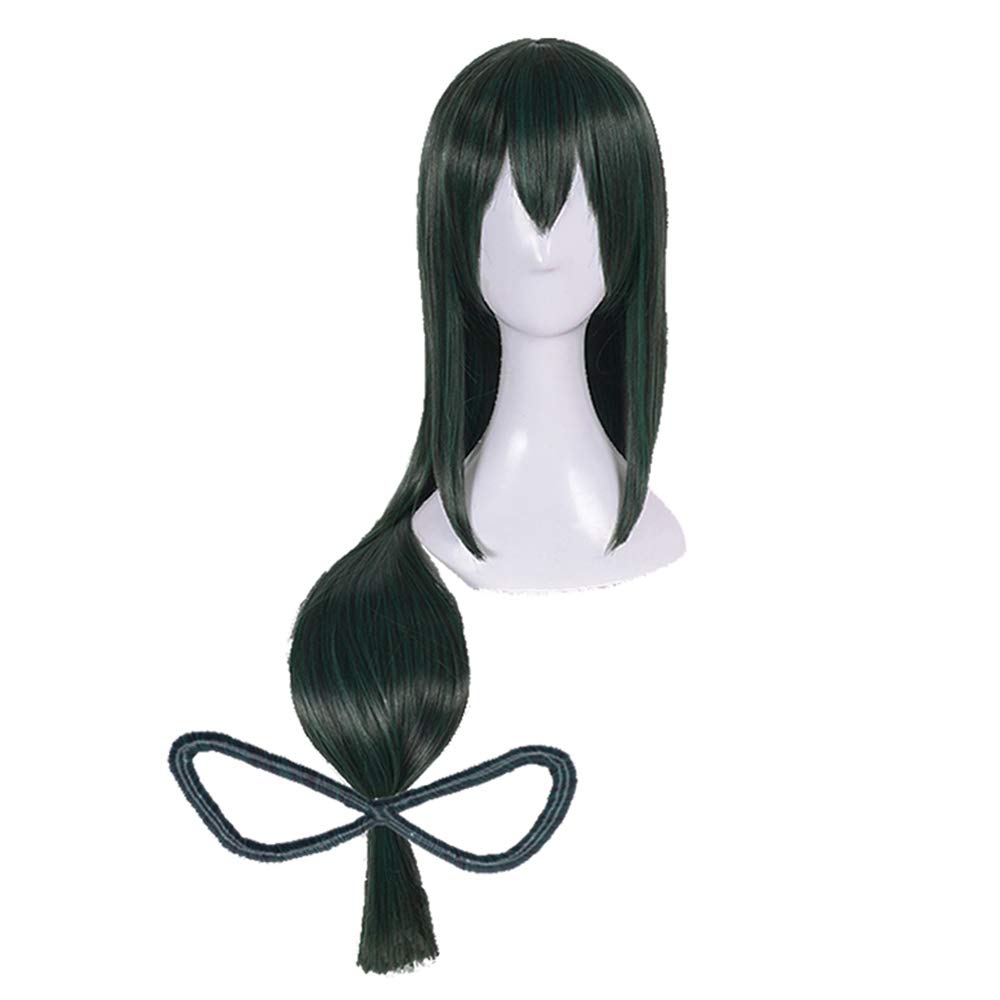 OSIAS Anime Cosplay Wig, Halloween Wig, with Free Wig Cap (Asui Tsuyu) — image 1