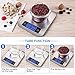 Digital Kitchen Scale Food Scales, CUSIBOX Postage Scale Multifunction Stainless Steel Accuracy with LCD Display and Tare Function for Baking and Cooking (Silver)