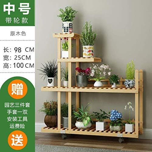 HONIC 20% Blumen-Rack-Anlagen Stehen Multi Holz-Regale Bonsai-Anzeigen