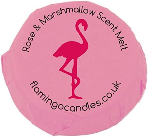 Flamingo Candles Rose & Marshmallow Scent Melt, Pink