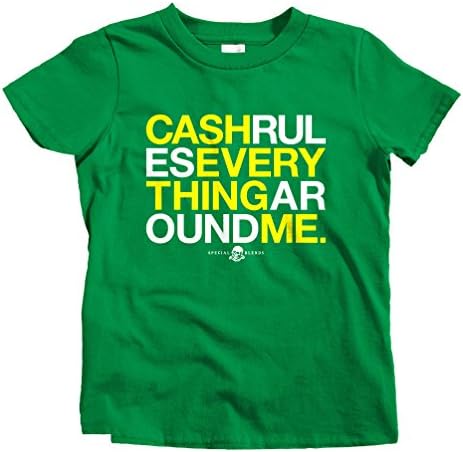 Special Blends Kids C.R.E.A.M. T-shirt - Kelly Green, Youth Small