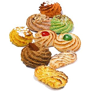 Siciliaanse koekjes met amandelspijs | Geschenkdoos 600 gr | Gesealde pakjes per portie | Geassorteerde koekjes…