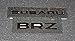 SUBARU BRZ BLACK TRUNK EMBLEMS - 2013+ BRZ (Matte Black)
