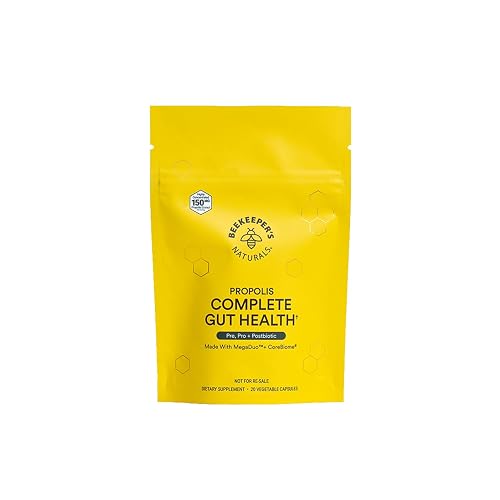 Beekeeper's Naturals Complete Gut Health, 3-in-1 Pre, Post, Probiotics ...