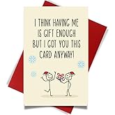 Cheerin Funny Anniversary Card with Envelopes - Humorous Love Cards for Him and Her - Romantic Card for Husband, Wife, Fiance, Boyfriend and Girlfriend - Hilarious Birthday Gift 5x8 Inch
