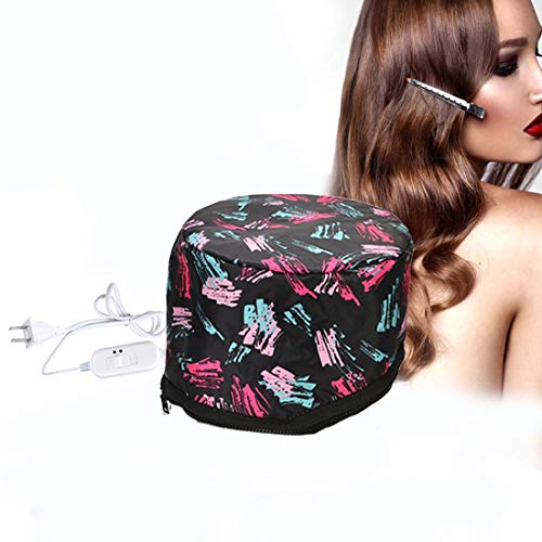 OULVNUO Hair Thermal Steamer Treatment SPA Cap Nourishing Care Hat with 3 Mode Temperature Control