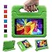 NEWSTYLE Shockproof Light Weight Kids Case with Protection Cover Handle and Stand for Samsung Galaxy Tab 4 7-inch, SM-T230, SM-T231, SM-T235 - Green (Not Fit Other Models)