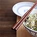 HuaLan Japanese Style Natural Wood Chopsticks Set Reusable Classic Style Chopsticks 5 Pairs Gift Set