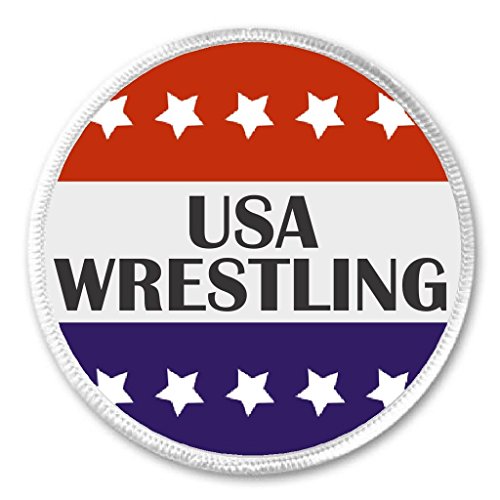 USA Wrestling Red White Blue Stars 3" Sew On Patch