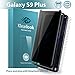 Galaxy S9 Plus Privacy Screen Protector Klearlook Privacy Tempered Glass Protector Includes [Back Protector,Install kit] for Galaxy S9+