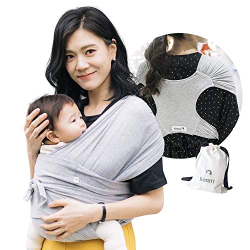 Konny Baby Carrier Original Elastech Carrier Wrap, Easy to Wear and