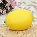 WINOMO 10pcs Artificial Fruit Lemon Yellow Fake Lemons Home Party Decoration