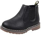 DADAWEN Baby's Boy's Girl's Waterproof Side Zipper Short Ankle Boot (Toddler/Little Kid/Big Kid)