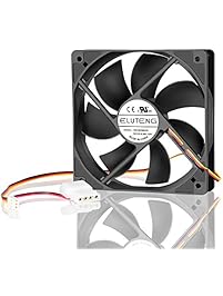 ELUTENG Cooler 120mm Fan 3 Pin or 4 Pin 12V Cooling Fan 1600RPM 12cm Case Fan Quiet 120mm Radiator for PC Case