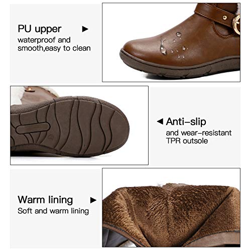 PENNYSUE-Womens-Winter-Fur-Lined-Warm-Snow-Knee-High-Boots-with-Zipper