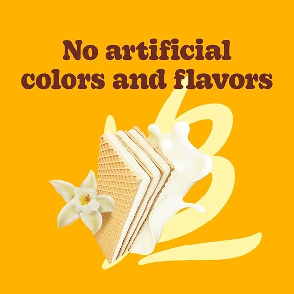 BAUDUCCO VANILLA WAFERS – CRISPY WAFER COOKIES WITH 3 DELICIOUS, INDULGENT, DECADENT LAYERS OF VANILLA FLAVORED CREAM – DELICIOUS SWEET SNACK OR DESERT – 5.0 OZ (PACK OF 1)