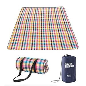 Lifetooler Picknick deken waterdicht, met buiten Camping partij, grote opvouwbare zand bewijs voor natte gras Wandelen…