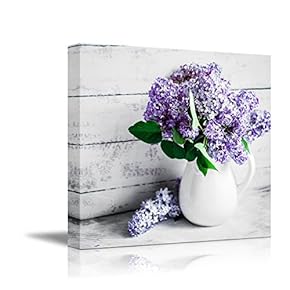 Elegant Lilac Light Purple and Pink Flowers in...