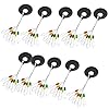 TOOGOOR-10-Pieces-Fishing-Tackle-Multicolor-Plastic-Floater-Bobber-Stopper