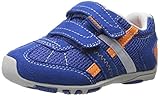pediped Gehrig Flex Sneaker (Toddler/Little Kid),Night Blue/Orange,24 EU (7.5-8 M US Toddler)
