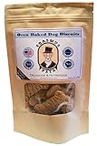 Peanut Butter Oven Baked Dog Biscuits by Erasmus Pets – Natural and Healthy Dog Treats - No Artificial Preservatives – Made In The USA – Eco Friendly Packaging - 7oz Bag