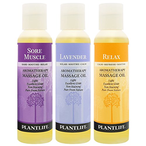 Plantlife aromatherapy massage oil- 3 pack