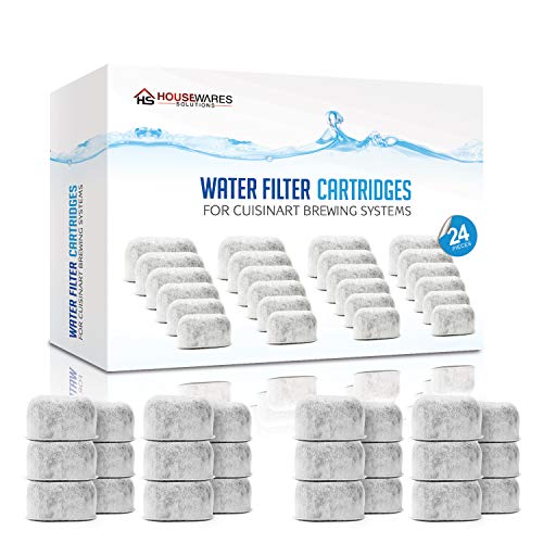 Pack of 24 Replacement Charcoal Water Filters for Cuisinart Coffee