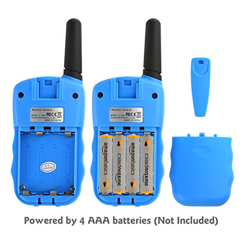 Walkie-Talkies-for-Kids-2-Pack-FRSGMRS-Wireless-Handheld-Two-Way-Radio-Transceiver-Toy-Battery-operated-Handset-22-Channels-3KM-Call-Range-Distance-with-Flashlight-for-Outdoor-Camping-Adventure