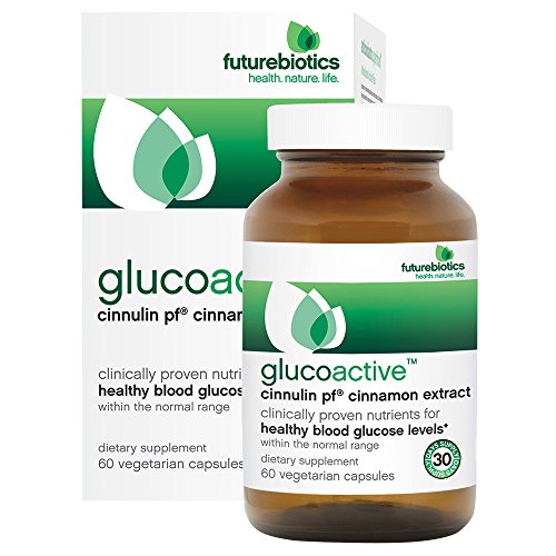 Futurebiotics GlucoActive Cinnamon Extract, 60 Vegetarian Capsules Futurebiotics GlucoActive Cinnamon Extract, 60 Vegetarian Capsules