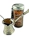 Premium Ground Brazilian Turkish Coffee 100% Arabica (10 Oz)(Greek Coffee) - Roasted in Wood Fire- Freshly Imported - (Classic Roast Ground, Fancy Gift Bag)