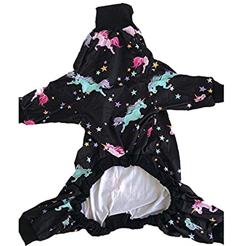 Tooth-and-Honey-Pit-Bull-PajamasUnicorn-Dog-PajamasLightweight-Pullover-PajamasFull-Coverage-Dog-pjsUpdated-FIT