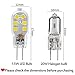KINDEEP G4 LED Bulb, Bi-Pin Base, 20W Halogen Bulb Equivalent, AC/DC 12 Volt, Warm White 3000K, 10-Pack