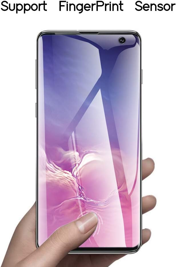 Samsung Galaxy S10 TPU Screen Protector,3 Pack TPU Screen Protector 2 Pack Tempered Glass Camera Lens,Compatible with Galaxy S10,Curved Coverage,Bubble Free,Anti-Scratch Flexible Clear TPU Film by SYF