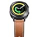 Balerion 20mm Qiuck Release Genuine Leather Strap Watch Band for Gear Sport,Skgen Falster Smartwatch,Nkia Steel HR 40MM Version-Brown