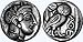 Percy Jackson Fans, 2 Versions of Athena and Her Owl Coin, Annebeth's Mother and Greek Goddess of Wisdom, 