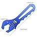 SYKRSS An Fitting Wrench 3AN-16AN Adjustable Wrench Aluminum Lightweight Spanner Tools for An Hose Fitting Adapter End Blue