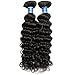 BLACKMOON HAIR Brazilian Virgin Hair Deep Wave Bundles Unprocessed Virgin Remy Human Hair Extension Deep Curly Hair Weave Natural Color