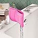 Baby Bath Spout Cover - Faucet Cover Guard Protector for Kids and Toddlers - Child Bathroom Accessories Silicone Cover for Bathtub - Cute Tub Faucet Safety Spout Pink Elephant - Free Bath Tub Toys