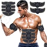 Abs Stimulator Muscle Trainer Ultimate Abs Stimulator Ab Stimulator for Men Women Abdominal Work Out Ads Power Fitness Abs Muscle Training Gear Workout Equipment Portable Stimulator Abs Belt