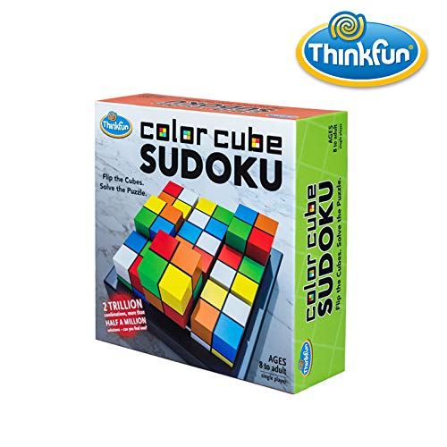 ThinkFun Color Cube Sudoku - Fun, Award Winning Version of Sudoku Using Colors Instead of Numbers For Age 8 and Up