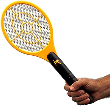 ELECTROZAP Electronic Bug Zapper Racket FLY SWATTER Zapper for Indoor and Outdoor summer fun