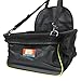 Animal Planet Puppy Booster Car Seat Cover for Small Dogs - Portable, Foldable, Collapsable Pet Car Carrier with Safety Leash - 12Lbs & Under - Black W. Green Trim
