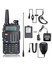Radio de mano de 8 vatios (5ta generación UV-5R) Uhf Radio VHF Radio bidireccional Walkie Talkies de alta potencia de doble banda